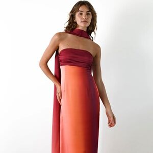 Yellow The Label - VIVIA SCARF DRESS — AURORA